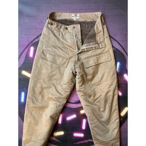 Vintage 40's Oldin Dennis Alpaca lined Pants Size 30 Military Vintage